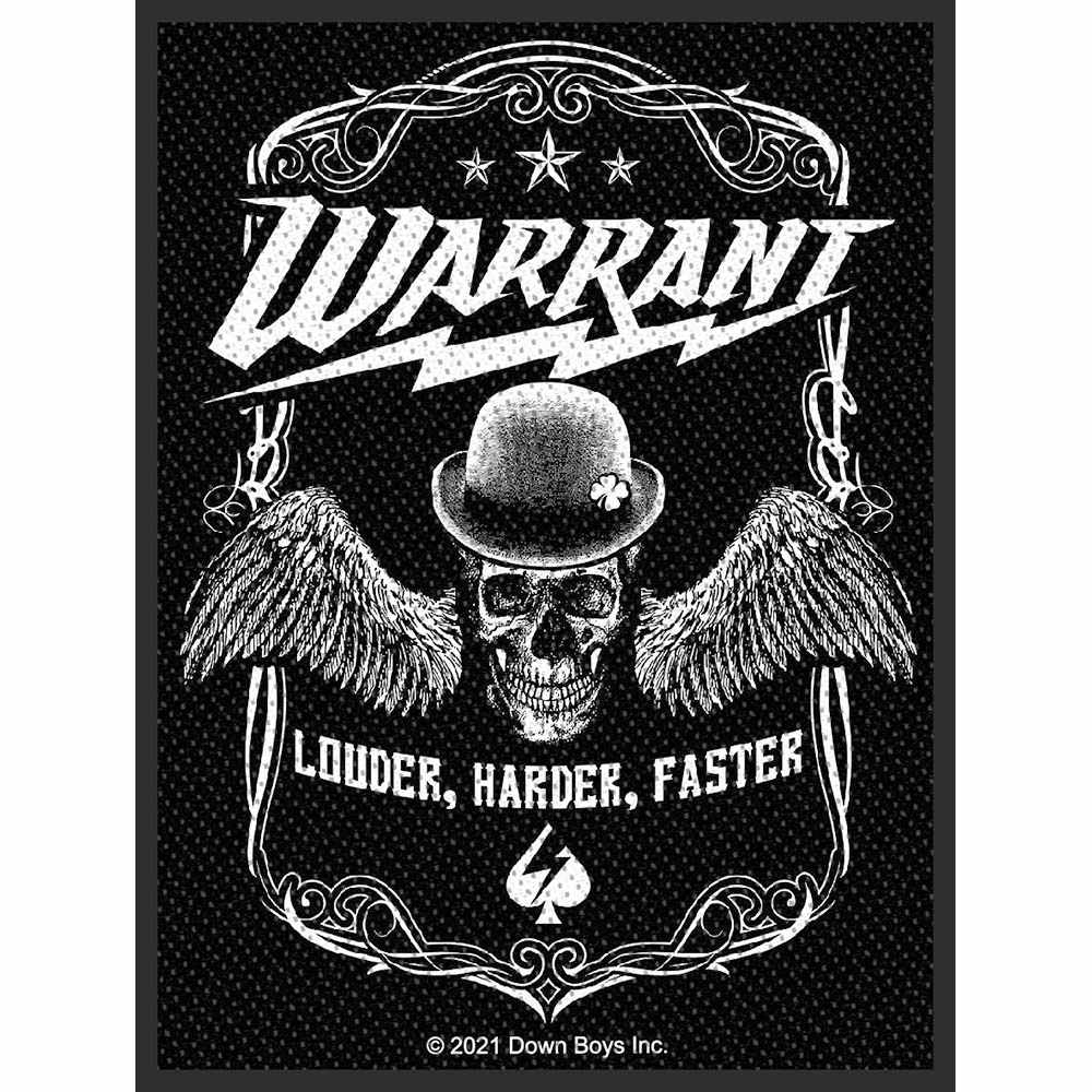 Warrant - Louder Harder Faster Pièce - Noir